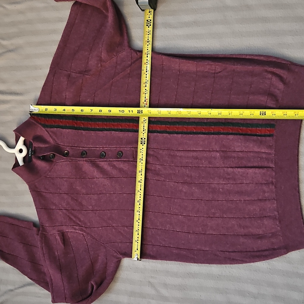 Gucci Purple Crewneck Sweater with Stripe Detail - Picture 7 of 8